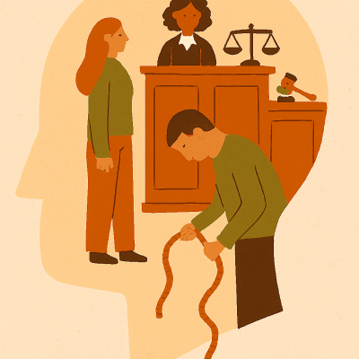 Inner Courtroom on Trial: Letting Go and Dropping the Rope of Self-Judgment